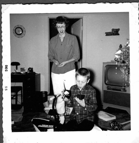 Fotografia epoca 1955 - d'epoca, tv